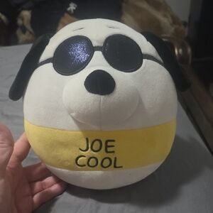 Peanuts Snoopy Joe Cool Dog Plush Toy - Black, White, Yellow Squishmallows Bnwot